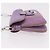 Autre Marque Borsa a tracolla TOD'S in pelle scamosciata viola e argento Auth am11976V Porpora - vista 4