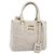 Borsa Miu Miu Shearing 2way White Gold Auth ka4884SAM Bianco D'oro