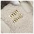Borsa Miu Miu Shearing 2way White Gold Auth ka4884SAM Bianco D'oro - vista 20
