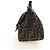 FENDI Zucca Canvas Mamma Baguette Mini Shoulder Bag Black Brown Auth yk20529SAM Marrone Nero - vista 3