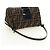 FENDI Zucca Canvas Mamma Baguette Mini Shoulder Bag Black Brown Auth yk20529SAM Marrone Nero - vista 7
