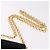 Borsa a tracolla con catena Vara Ribbon Salvatore Ferragamo in vernice nera e oro Auth bs35689 Nero D'oro - vista 14