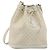 Céline Borsa a Spalla CELINE in Tela Macadam PVC Pelle Oro Bianco Auth 188363 D'oro