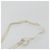 Céline Borsa a Spalla CELINE in Tela Macadam PVC Pelle Oro Bianco Auth 188363 D'oro - vista 14