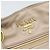 Borsa PRADA in pelle 2way Beige Oro Auth 186432A D'oro - vista 20