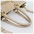 Borsa PRADA in pelle 2way Beige Oro Auth 186432A D'oro - vista 7