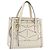 Borsa a mano Salvatore Ferragamo in pelle bianca e oro Auth hk3799 Bianco D'oro