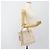 Borsa a mano Salvatore Ferragamo in pelle bianca e oro Auth hk3799 Bianco D'oro - vista 24