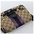 Borsa a Spalla GUCCI GG Canvas Horsebit Beige 129699 Auth 188006V - vista 6