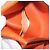 Hermès HERMES Bane Souffle Long Wallet Leather Orange Gold Auth bs35718 D'oro Arancione - vista 12