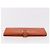 Hermès HERMES Bane Souffle Long Wallet Leather Orange Gold Auth bs35718 D'oro Arancione - vista 6