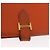Hermès HERMES Bane Souffle Long Wallet Leather Orange Gold Auth bs35718 D'oro Arancione - vista 8