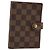 LOUIS VUITTON Damier Ebene Agenda PM Day Planner Cover R20700 LV Auth mr2618
