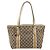 Borsa Tote GUCCI GG Canvas Sherry Line Beige Oro 137396 Auth 187252 - vista 13