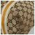 Borsa Tote GUCCI GG Canvas Sherry Line Beige Oro 137396 Auth 187252 - vista 9