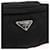 Marsupio PRADA Nylon Nero Argento Auth 187430A - vista 17
