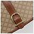 Céline Borsa a Spalla CELINE Macadam Canvas PVC Beige Oro Auth 188358A D'oro - vista 18