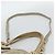 Borsa Miu Miu in pelle 2way Beige Oro Auth 188974A D'oro - vista 14