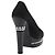 Escarpines CHANEL Pearl Suede 35 1/2 Black CC Auth am11955M Negro - vista 21