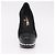 Escarpines CHANEL Pearl Suede 35 1/2 Black CC Auth am11955M Negro - vista 29