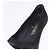 Escarpines CHANEL Pearl Suede 35 1/2 Black CC Auth am11955M Negro - vista 33
