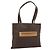Céline Borsa Tote CELINE Macadam in tela e pelle PVC marrone oro Auth 188332A D'oro