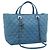 CHANEL Matelasse Chain Shoulder Bag Leather 2way Blue Silver CC Auth 189071M Argento