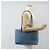 CHANEL Matelasse Chain Shoulder Bag Leather 2way Blue Silver CC Auth 189071M Argento - vista 26