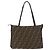 Borsa Tote FENDI Zucca Canvas Nero Marrone Auth 188232 - vista 2