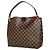 Borsa a Spalla Louis Vuitton Graceful PM Marrone Damier ebene