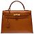 Hermès Bolsa HERMES Kelly 32 em Couros Exóticos Marrom - 103697
