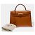 Hermès Bolsa HERMES Kelly 32 em Couros Exóticos Marrom - 103697 - vista 2