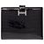 Béarn Hermès HERMES Bearn Exotic Leather Accessory Black - 103690