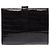 Béarn Hermès HERMES Bearn Exotic Leather Accessory Black - 103690 - view 4