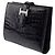Béarn Hermès HERMES Bearn Exotic Leather Accessory Black - 103690 - view 5