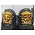Versace Palazzo Croco Embossed Leather Medusa Sneaker Alte Nero D'oro - vista 9