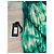 Pinko grünes Maxikleid mit Tie-Dye-Print Weiß Gelb - Ansicht 10