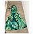 Pinko grünes Maxikleid mit Tie-Dye-Print Weiß Gelb - Ansicht 3