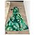 Pinko grünes Maxikleid mit Tie-Dye-Print Weiß Gelb - Ansicht 5