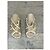 Miu Miu Mou Sandali piatti in paglia intrecciata e pelle Beige D'oro - vista 2
