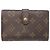 Cartera Bi-fold Louis Vuitton Viennois Castaño
