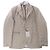 Corneliani Wool Jacket in Beige, Size 48 IT