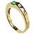 Tiffany & Co Tiffany 18K Gelbgold-Ring mit Diamant und Smaragd - Ansicht 2