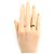 Tiffany & Co Tiffany 18K Gelbgold-Ring mit Diamant und Smaragd - Ansicht 7