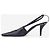 Décolleté slingback G con cristalli e punta quadrata Gucci di Tom Ford SS98 Nero - vista 3