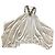 Autre Marque Lombok Ibiza Beige Sommerkleid Perlen