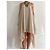 Autre Marque Lombok Ibiza Beige Sommerkleid Perlen - Ansicht 5