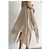 Autre Marque Lombok Ibiza Beige Sommerkleid Perlen - Ansicht 9