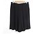 Short de satén plisado Lanvin Collection Negro