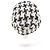 Timeless Cappello in lana Chanel Nero Bianco - vista 3